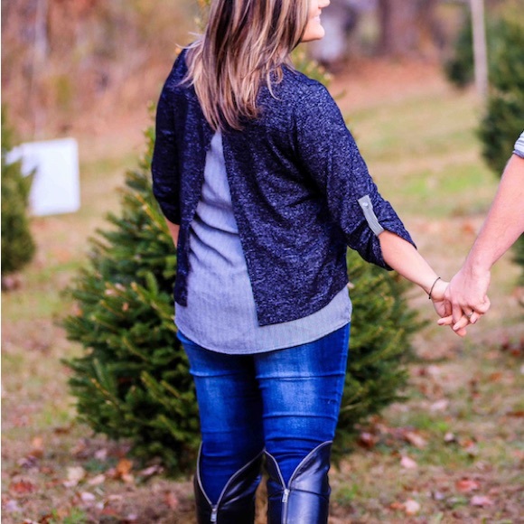 Faith and Joy Sweater with cute back - Picture 6 of 6